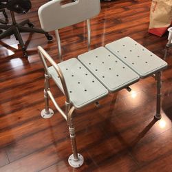 $40 New Adjustable Transfer Bench For Bath/Shower 