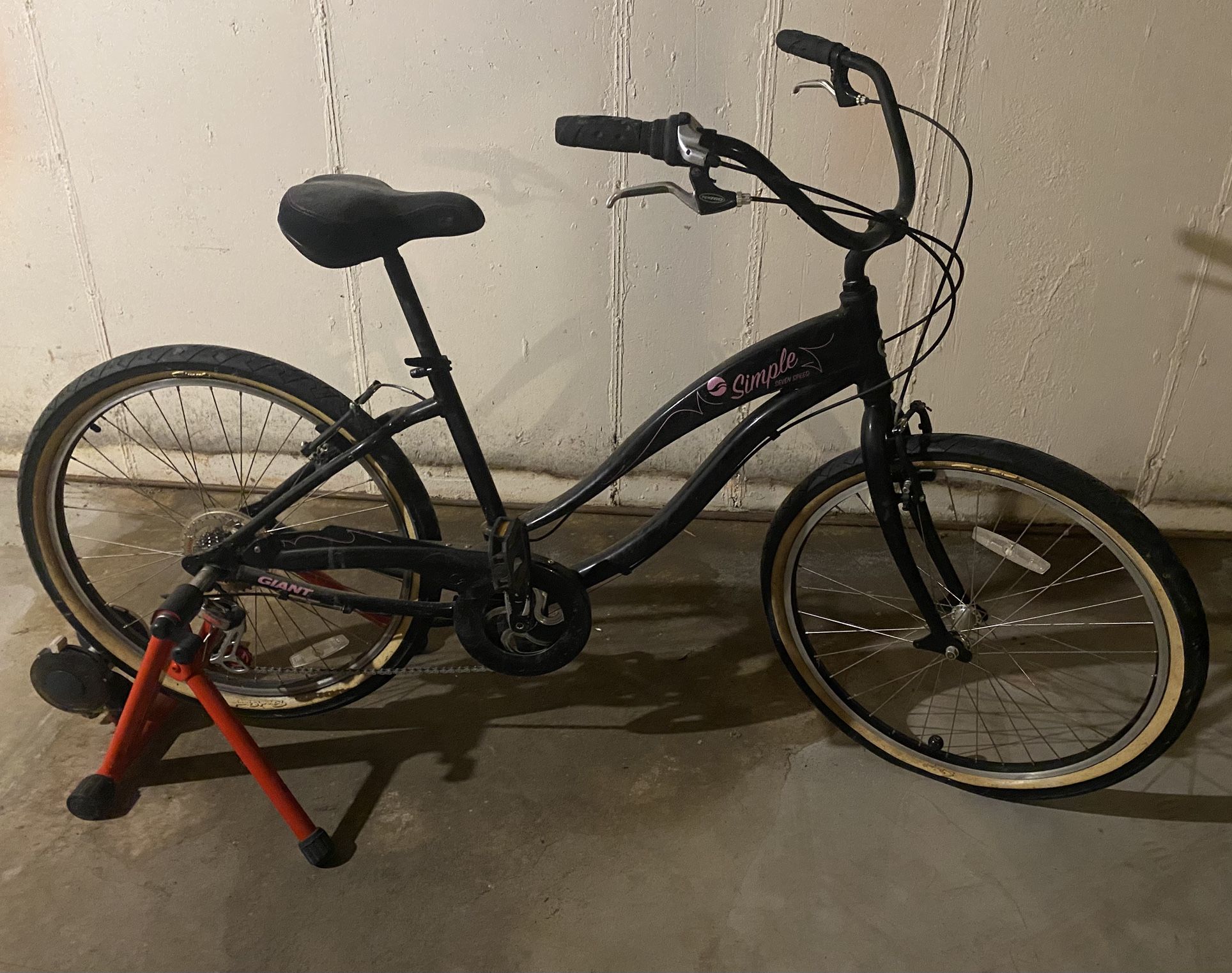 Giant Simple Seven Women’s 26” Cruiser Bike – 7-Speed – Ready to Ride 