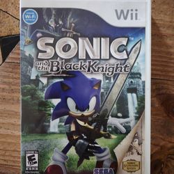 Wii Sonic and The Black Knight. Complete With Manual. Check My Other Listings For More Games