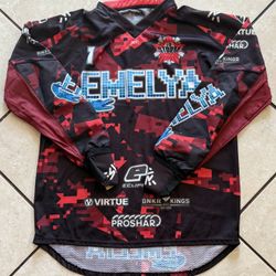 Paintball jersey fashion red