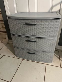 Sterilite 3 Drawer Wide Weave storage