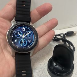 SAMSUNG Galaxy Watch SM-R800 46MM Bluetooth Smartwatch-Silver/Black band