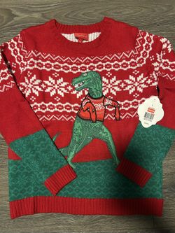 Dinosaur Christmas Sweater