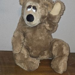 Vintage 1982 Wallace Berrie Plush Teddy Bear Cuddle Up Bertram Plush Stuffed Toy