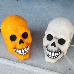 Halloween Sparkling Glittery Skulls