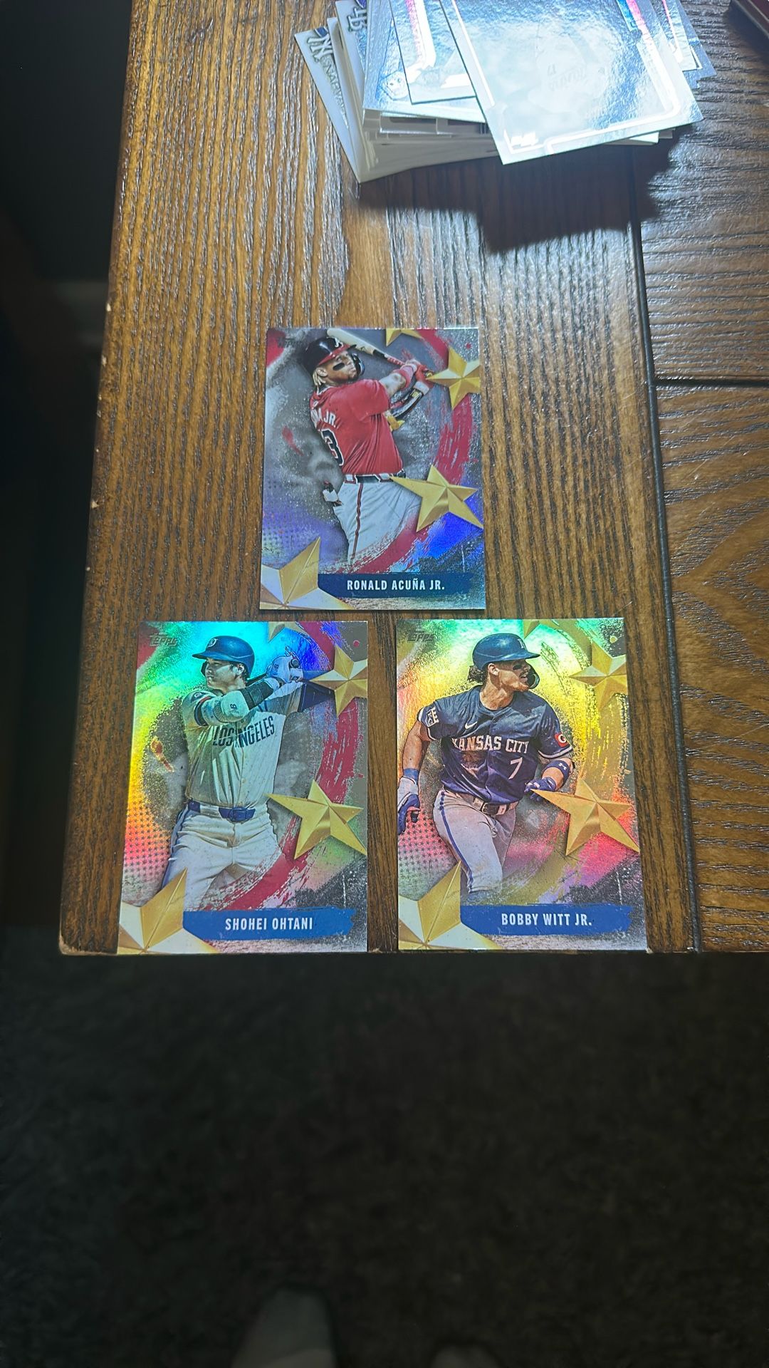 Shohei Ohtani, Bobby Witt Jr, Ronald Acuna Jr