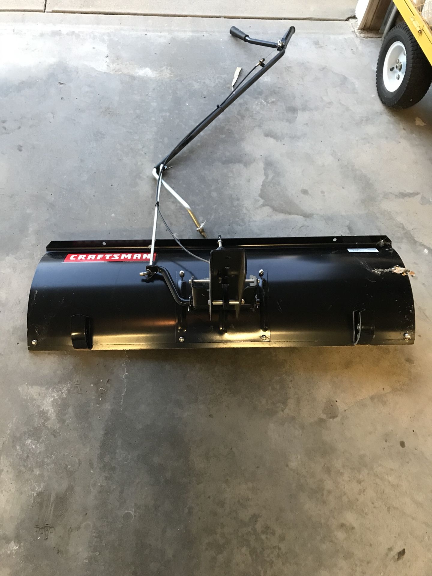 42 inch Craftsman front-mount snow plow