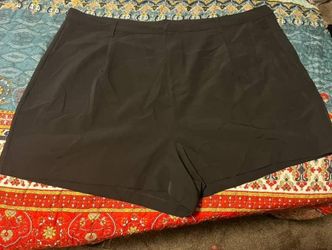 Plus Size Trouser Shorts 