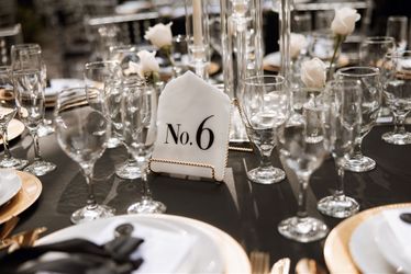 Table Number Wedding Decor