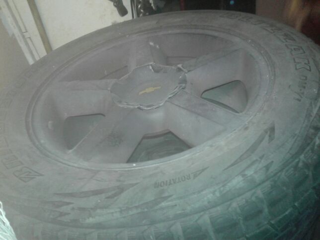 Flat Black Chevy Truck Rims