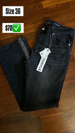 Purple jeans