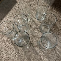 7.25” x 3.5” Hurricane Vases
