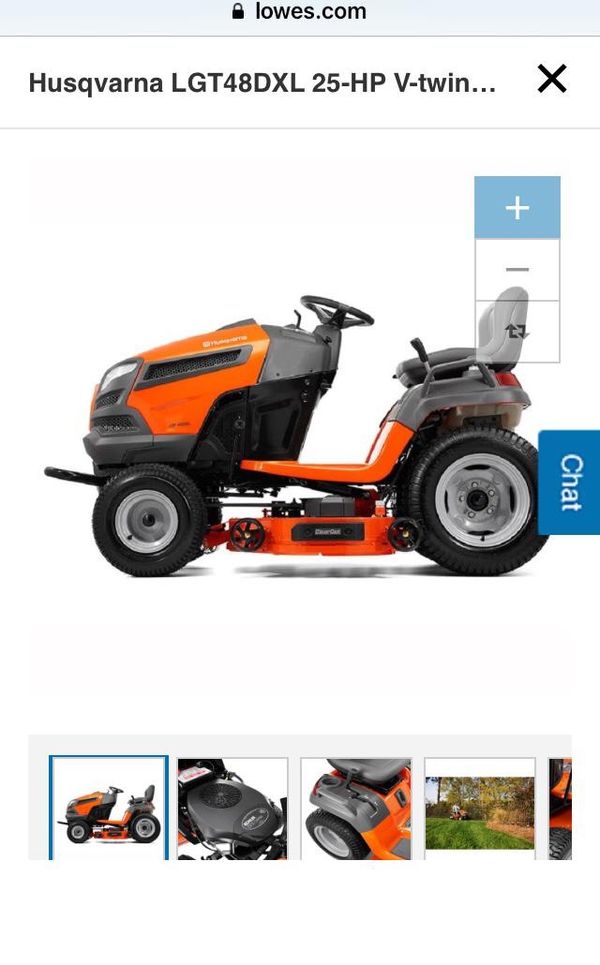 Husqvarna LGT48DXL 25HP VTwin Hydrostatic 48in Riding Lawn mower