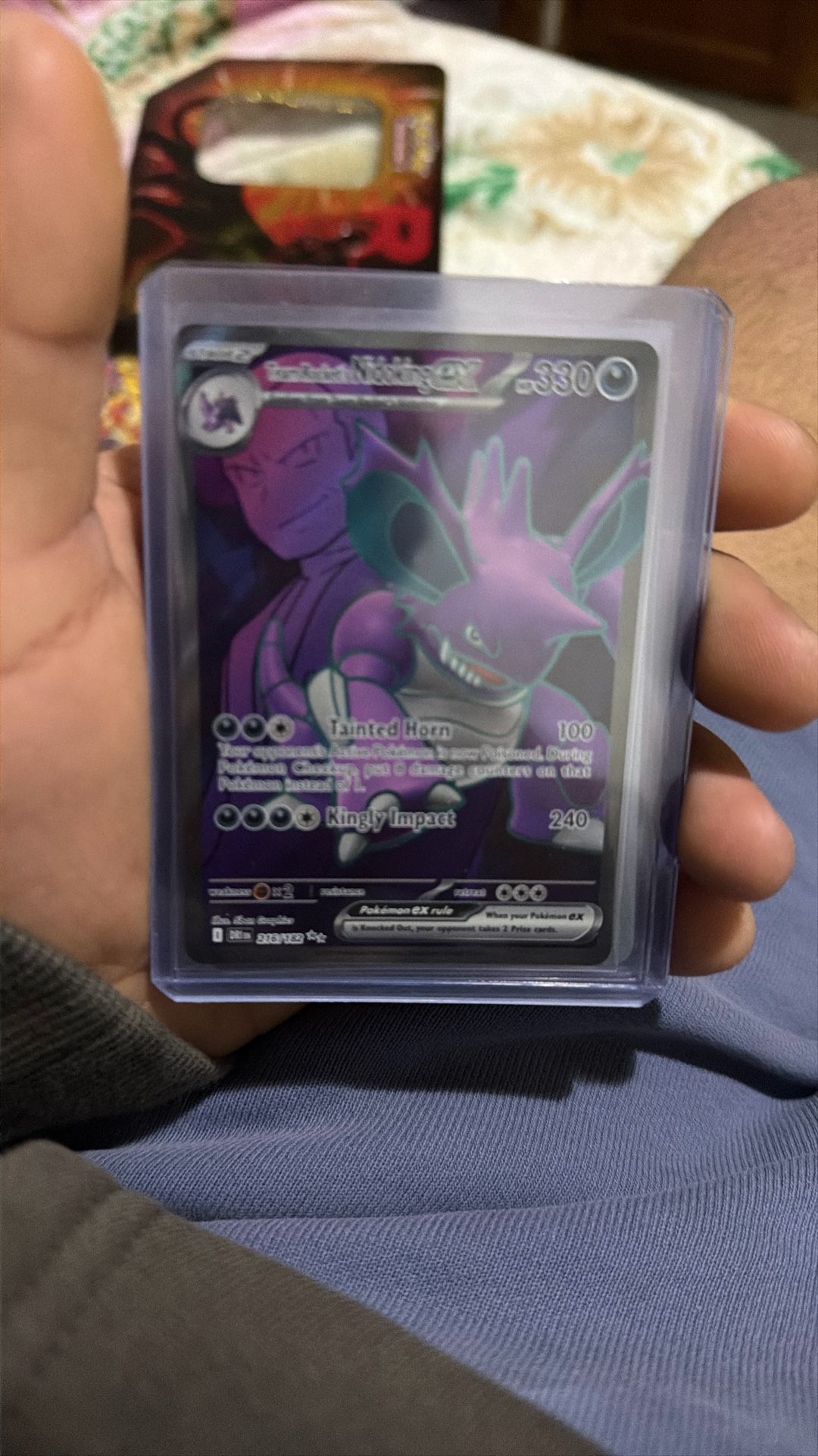 Team Rockets Nidoking Ex Ultra Rare Full Art