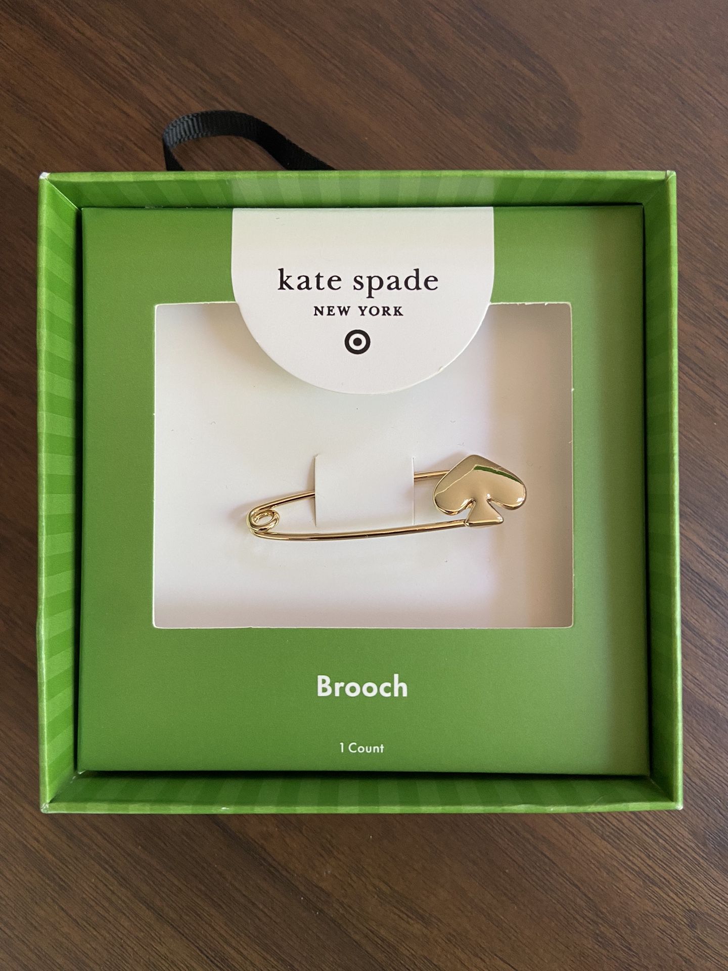 Kate Spade Target Safety Pin Brooch