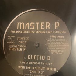 Master P - Ghetto D 12” Vinyl Record 