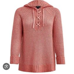 Torrid Sz 2 Women's Pink Hooded Sweater