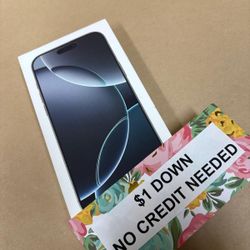 Apple IPhone 16 Pro Max 5G - Only $1 Today Pay The Rest Later! 
