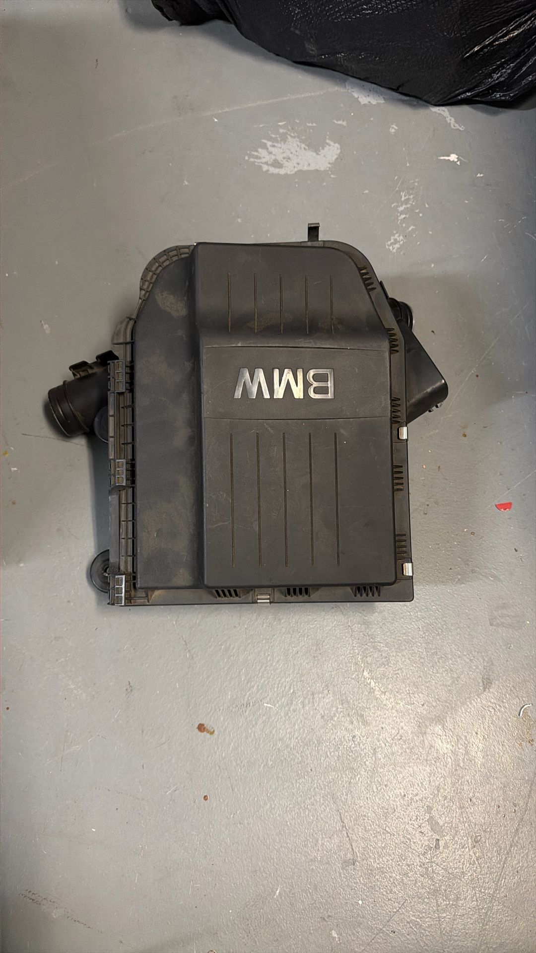 07-13 BMW 335I 3.0 TWIN TURBO AIR INTAKE CLEANER FILTER BOX WITH TUBES