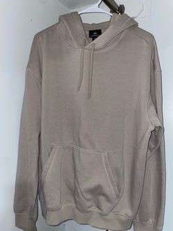 H&M Beige Pullover Hoodie