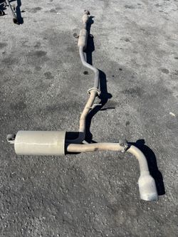 Scion tc TRD exhaust pipe muffler 