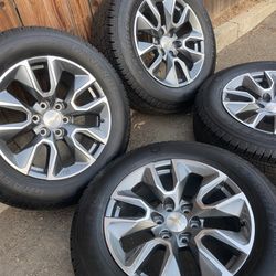 20” Chevy Silverado Wheel And Tires 