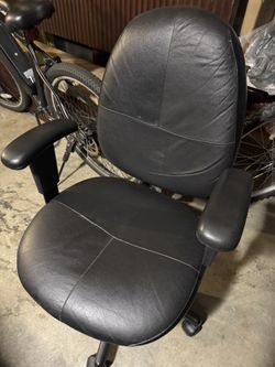 Leather Recliner Office Chair