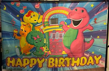 Barney HBD Banner