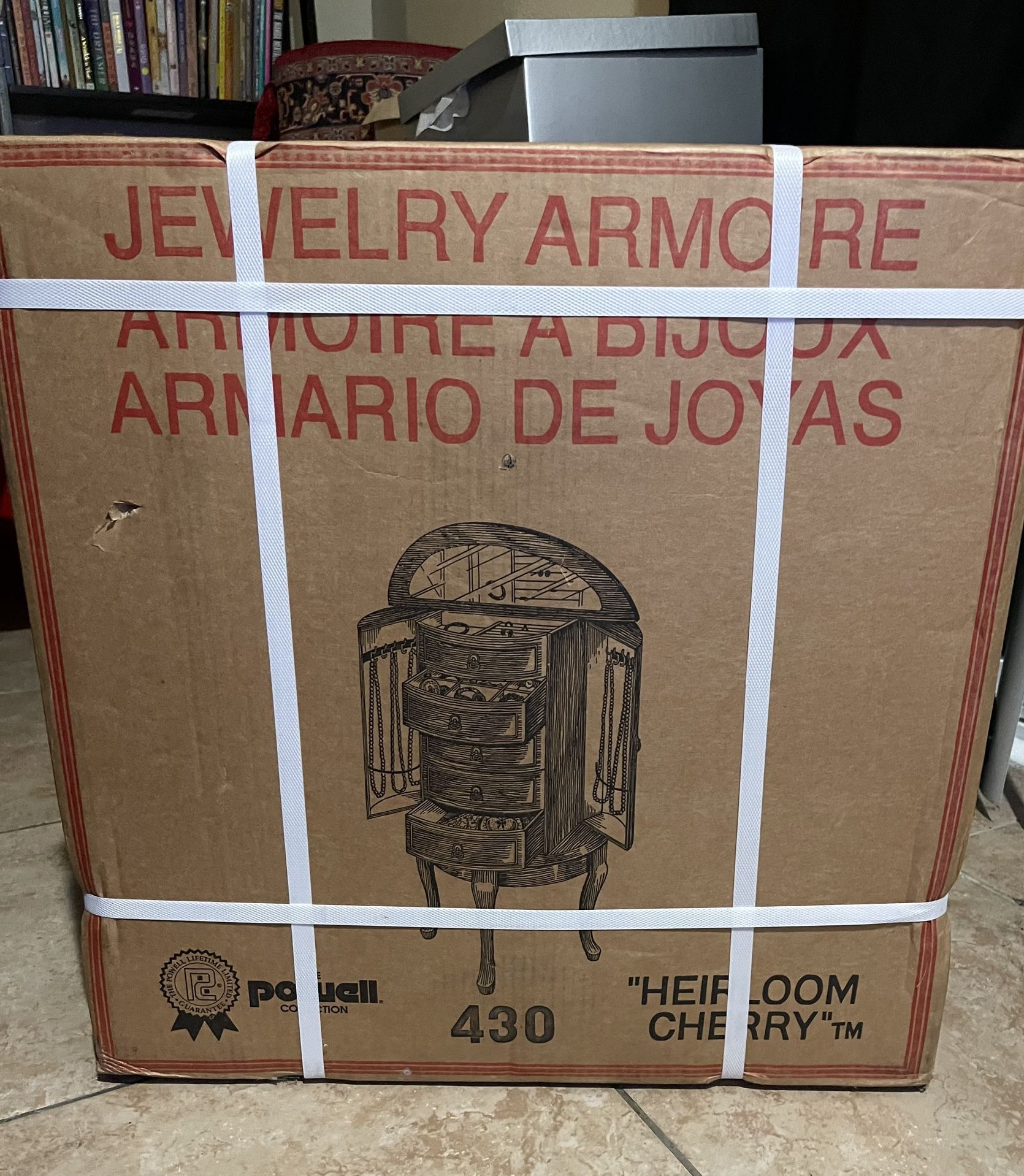 Vintage Powell Jewelry Armoire