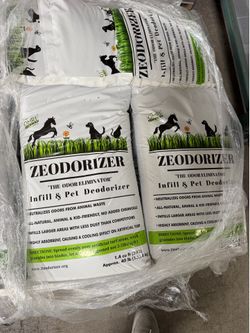 Zeodorizer pet infill 40lb bag - For artificial grass turf