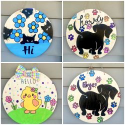 Handpainted Door Signs