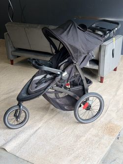 Graco Jogging Stroller – Gray/Black – Great Condition