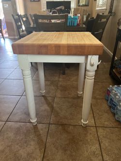 Butcher Block Table
