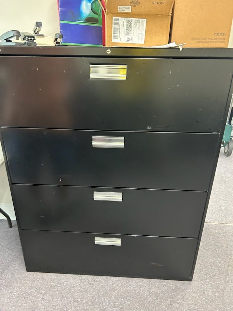 Office Lateral File Cabinet , 4 Drawer