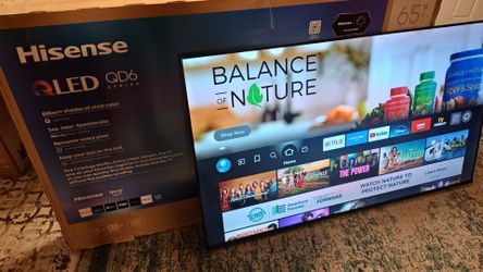 TV HISENSE QLED 50"