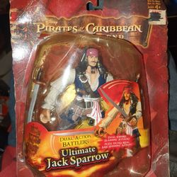 Ultimate Jack Sparrow Disney Pirates of the Caribbean Figure NIB At World's End is a vintage toy