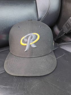 Rieleros de Aguascalientes fitted cap, likely a New Era 59Fifty model.