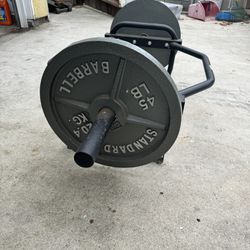 CAP Trap Bar And 45Lbs Weights