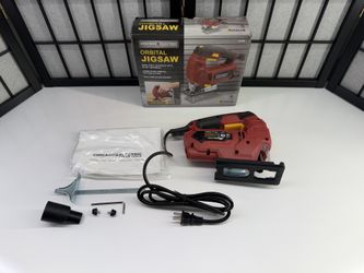 Chicago Electric 69582 Orbital Jigsaw 5A Variable Speed NEW Open Box w/ Accessories