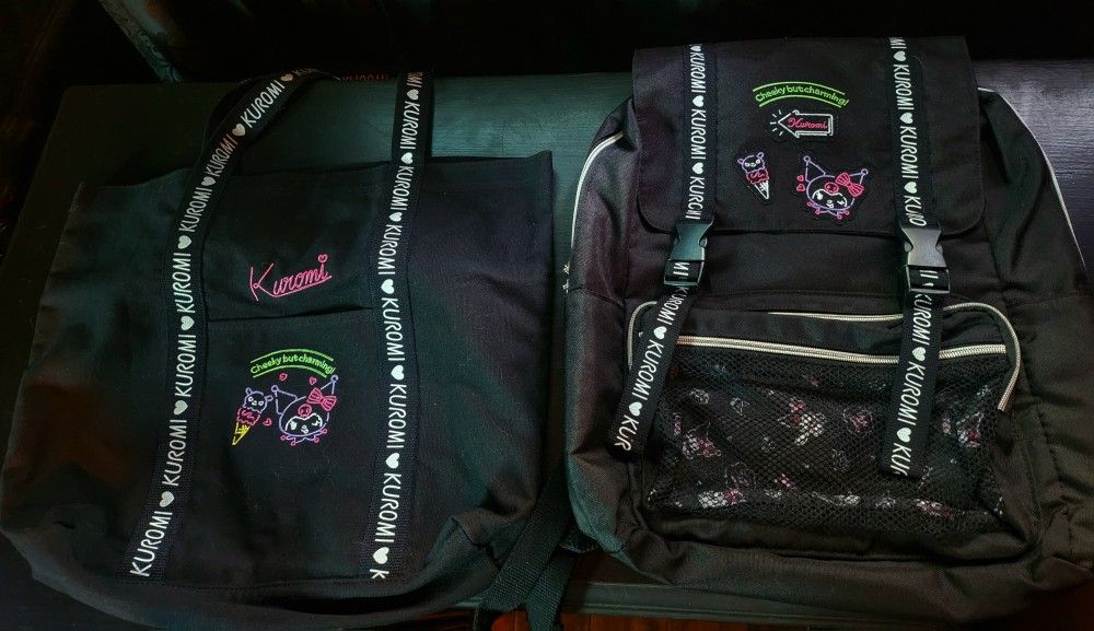 Kuromi Travel Backpack And Tote Bag
