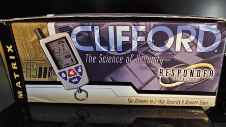 Clifford Matrix RS3 Car Alarm 