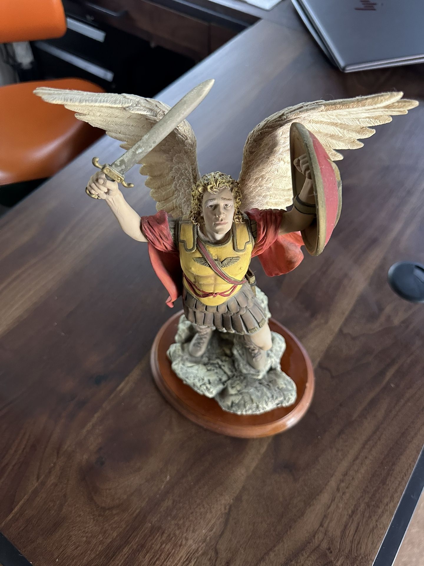 Archangel Michael Statue The History of Angels  Collection Bill Dale 1993 12.5in