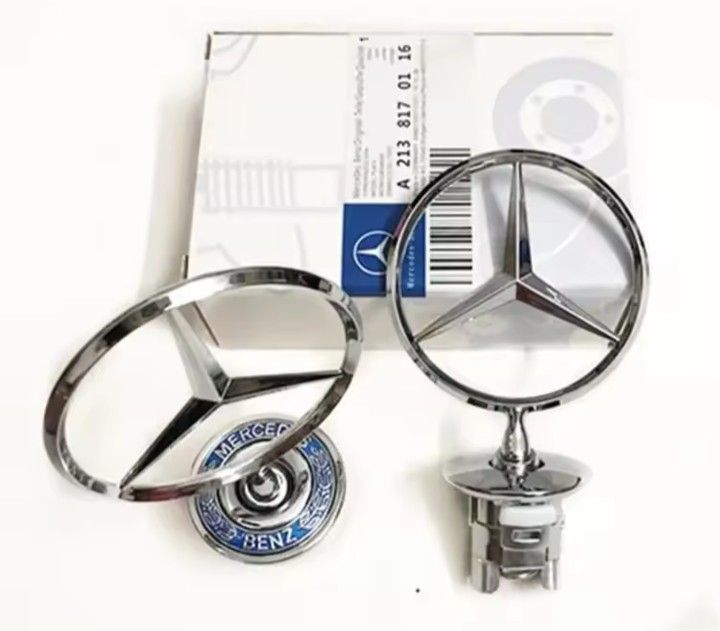 New Mercedes Benz Hood Ornament Badge Emblem SEE ALL 12 PICS Choose Color