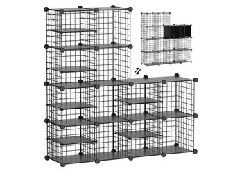 Modular Wire Cube Storage Organizer Set – 50+ Pieces