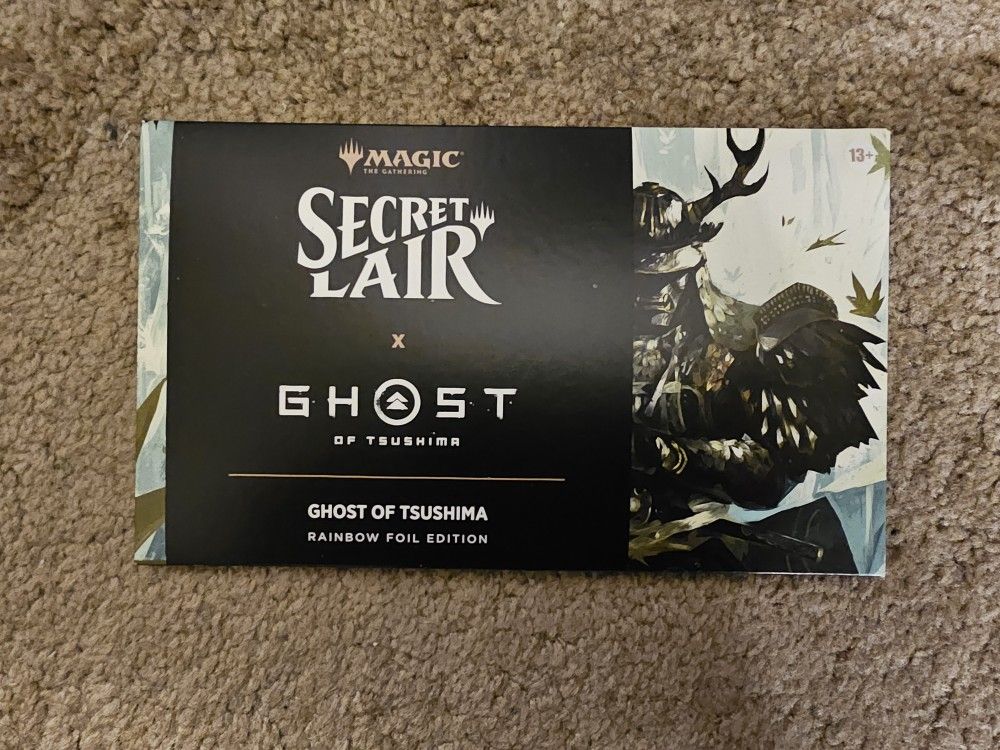 MTG Secret Lair X Ghost Of Tsushima Rainbow Foil
