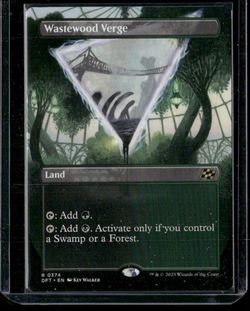 Aetherdrift Magic The Gathering Rare Find, ‘Wastewood Verge”