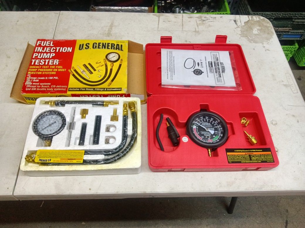 US General Fuel And Vacuum Injection Tester Tools