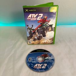 ATV Quad Power Racing 2 Xbox Original 2003 No Manual Disc & Case Only Tested