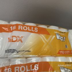 HDX 18 Paper Towel Rolls
