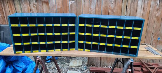Steel Cabinet Parts Organizer Bins